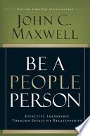 Be a People Person