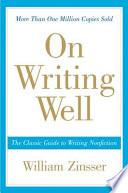 On Writing Well, 30th Anniversary Edition image