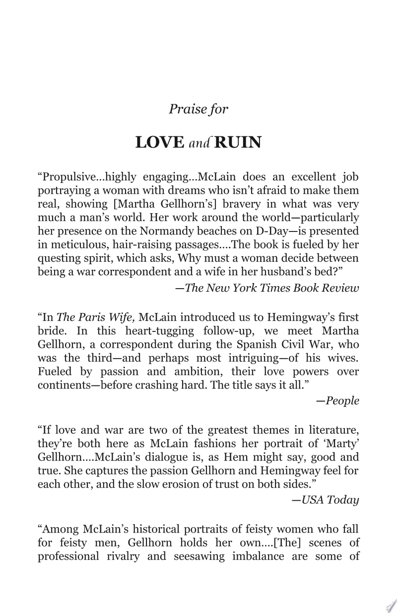 Love and Ruin