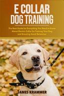 E Collar Dog Training