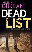 DEAD LIST a Gripping Detective Thriller Full of Suspense image