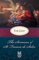 The Sermons of St. Francis de Sales for Lent