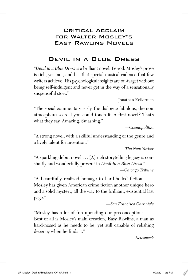 Devil in a Blue Dress (30th Anniversary Edition)