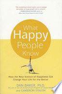 What Happy People Know image