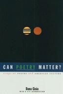 Can Poetry Matter? image