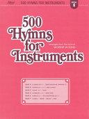 500 Hymns for Instruments: Book E - F Horn, Alto Saxophone