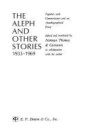 The Aleph and Other Stories, 1933-1969