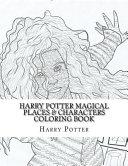 Harry Potter Magical Places and Characters Coloring Book image