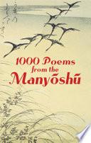 1000 Poems from the Manyoshu
