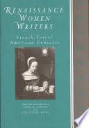 Renaissance Women Writers