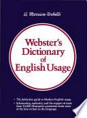 Webster's Dictionary of English Usage