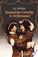 Restoration Comedy in Performance