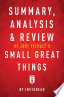 Summary, Analysis & Review of Jodi Picoult’s Small Great Things by Instaread image