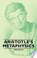 Aristotle's Metaphysics image