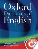 Oxford Dictionary of English image
