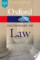 A Dictionary of Law image
