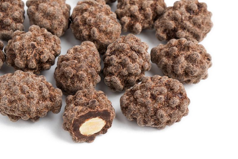 Dark Chocolate Turbinado Sea Salt Almonds | Almonds | Nuts.com